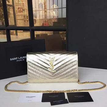 YSL Monogram College Silver 4783