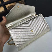YSL Monogram College Silver 4783 - 4