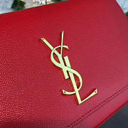 YSL Monogram Kate Grain De Poudre Embossed Leather 4953 - 4