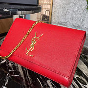 YSL Monogram Kate Grain De Poudre Embossed Leather 4953 - 3