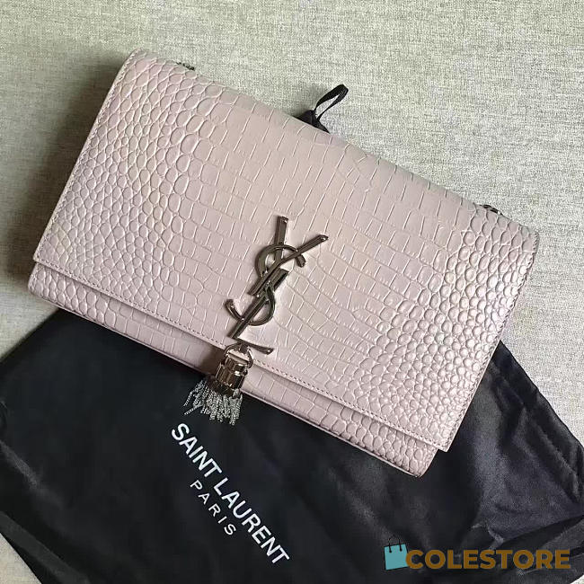 YSL Monogram Kate Bag With Leather Tassel 4957 - 1