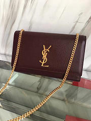 YSL Monogram Kate In Grain De Poudre Embossed Leather 5018 - 1