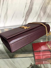 YSL Monogram Kate In Grain De Poudre Embossed Leather 5018 - 5