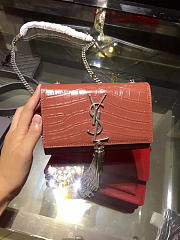 YSL Monogram Kate Bag With Leather Tassel 5034 - 2