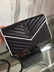 YSL Gold Monogram College Black 5073 - 3