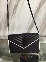 YSL Gold Monogram College Black 5073 - 4
