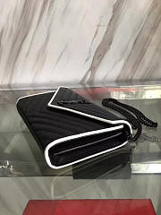 YSL Gold Monogram College Black 5073 - 6