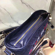 Chanel's Gabrielle Small Hobo Bag Navy Blue & Black A91810 VS02713 - 5