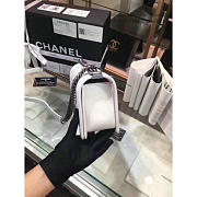 Chanel Quilted Lambskin Medium Boy Bag White A67086 VS07017 - 5