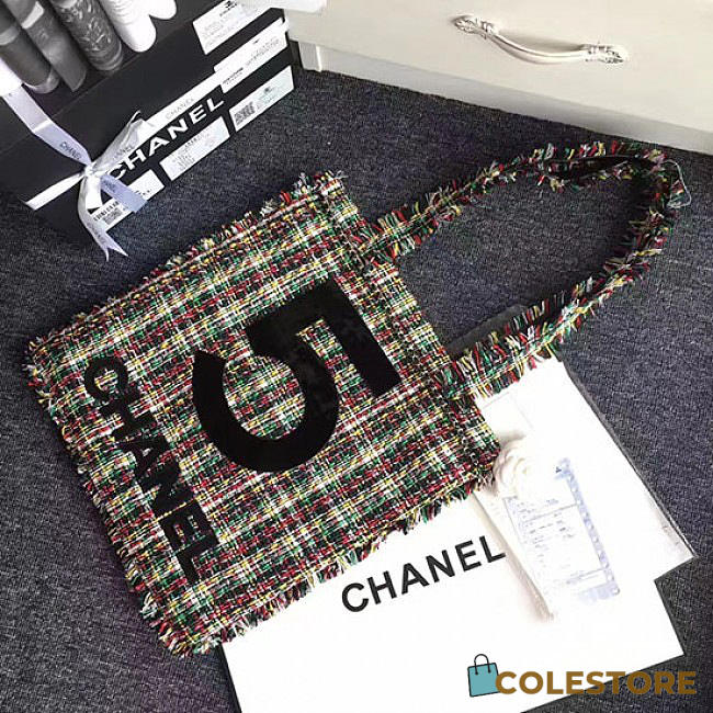 Chanel Tweed Large Shopping Bag A91557 VS08628 - 1