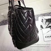 Chanel Caviar Quilted Lambskin Shopping Tote Bag Black A260301 VS02839 - 5