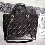 Chanel Caviar Quilted Lambskin Shopping Tote Bag Black A260301 VS02839 - 2