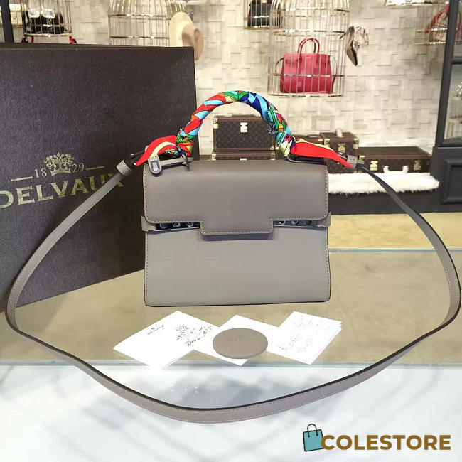 CohotBag delvaux calfskin mini tempete satchel apricot 1459 - 1