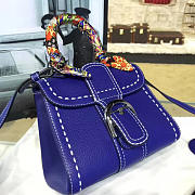 CohotBag delvaux mini brillant satchel blue 1477 - 2