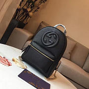 Gucci Gg Leather Backpack 016 - 2