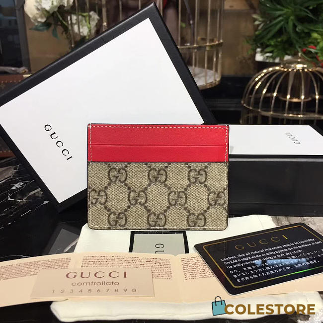 gucci gg leather card holder CohotBag 01 - 1