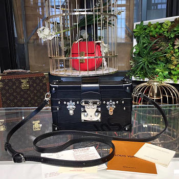 Louis Vuitton Supreme Petite Malle Black
