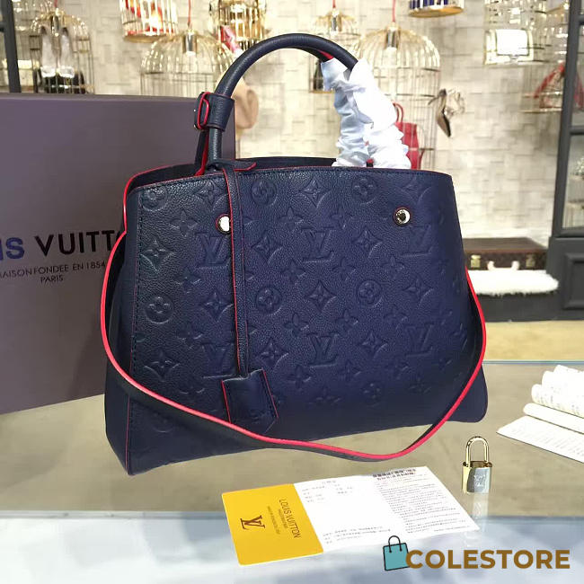 CohotBag louis vuitton montaigne mm marine rouge 3319 - 1