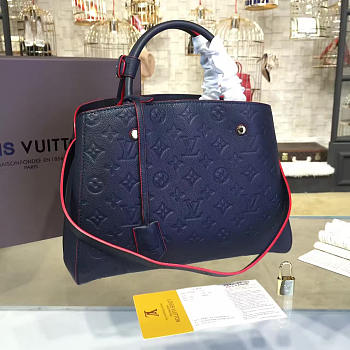 CohotBag louis vuitton montaigne mm marine rouge 3319