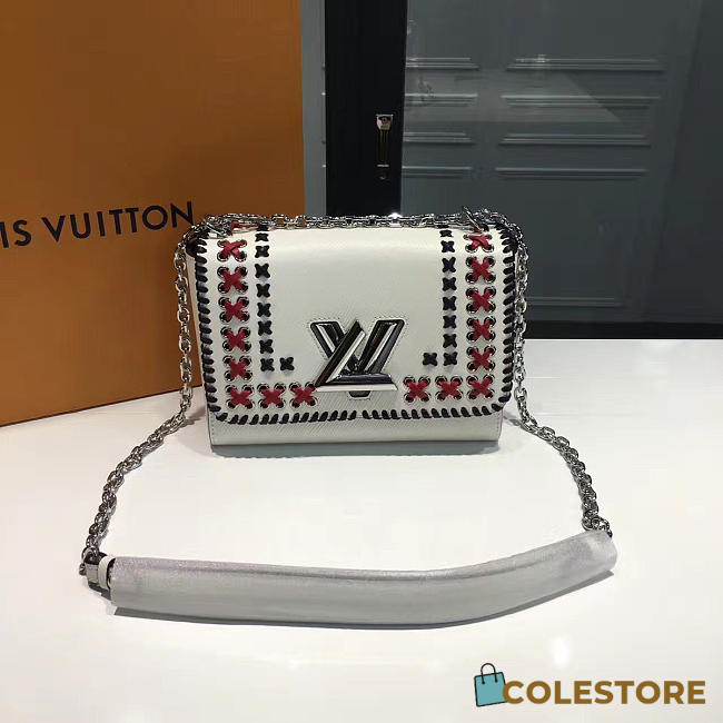 Louis Vuitton Twist MM White 3588  - 1