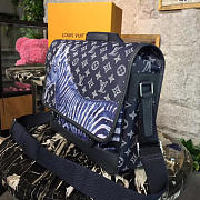 Louis Vuitton Pochette Voyage Monogram Eclipse Canvas Zebra 3749 - 5