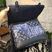 Louis Vuitton Pochette Voyage Monogram Eclipse Canvas Zebra 3749 - 4