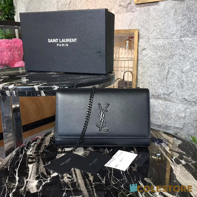 YSL Monogram Kate Star Grain De Poudre Embossed Leather 4748 - 1