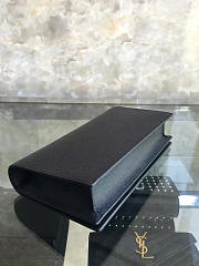 YSL Monogram Kate Clutch Grain De Poudre Embossed Leather 4936 - 5