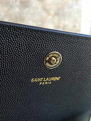 YSL Monogram Kate Clutch Grain De Poudre Embossed Leather 4936 - 3