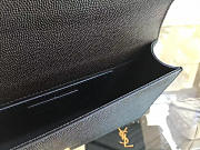 YSL Monogram Kate Clutch Grain De Poudre Embossed Leather 4936 - 2