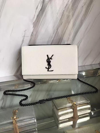 YSL Monogram Kate In Grain De Poudre Embossed Leather 5012