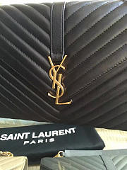 YSL Gold Monogram College Black 5078 - 6