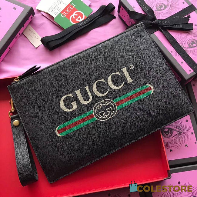 gucci gg leather clutch bag CohotBag z05 - 1