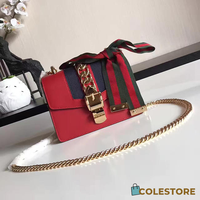 gucci sylvie leather bag CohotBag z2341 - 1