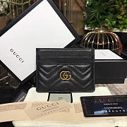 Gucci Marmont Card Case Nextblack Leather - 1