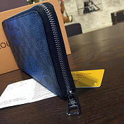 Louis Vuitton Zippy Wallet Blue 3147 - 2