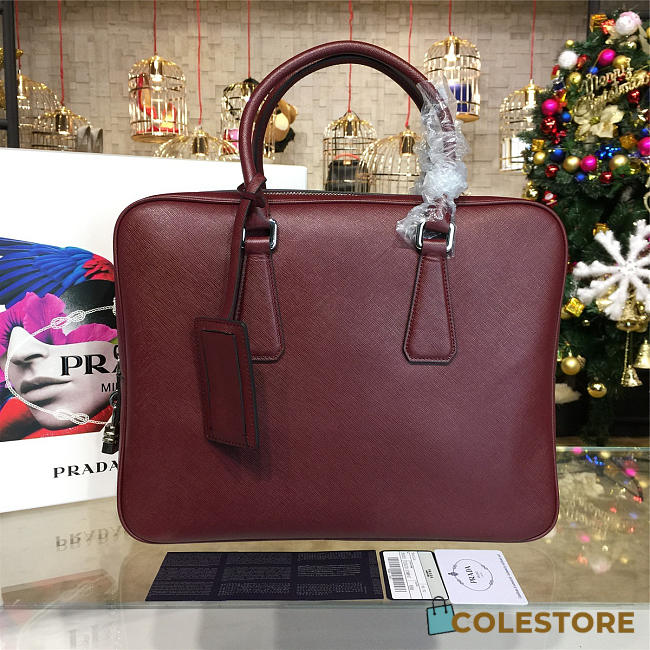 Prada Leather Briefcase 4208 - 1