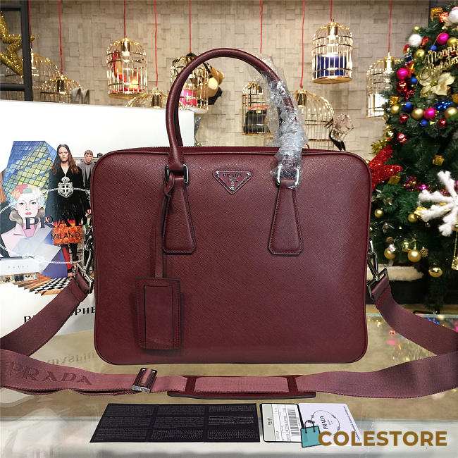Prada Leather Briefcase 4226 - 1