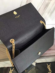 YSL Monogram Kate Grain De Poudre Embossed Leather 4742 - 3