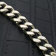 YSL Monogram Kate Crocodile Embossed Shiny Leather 4752 - 6