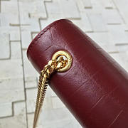 YSL Monogram Kate In Embossed Crocodile Shiny Leather 4765 - 4