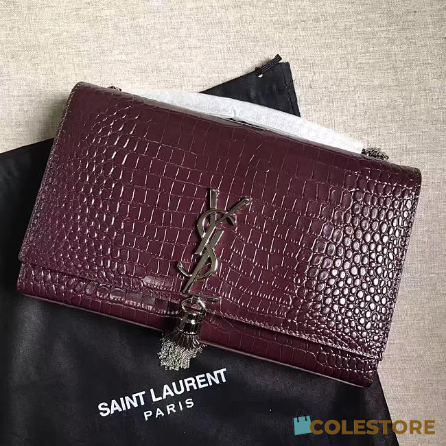 YSL Monogram Kate Bag With Leather Tassel 4965 - 1