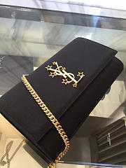 YSL Monogram Kate In Grain De Poudre Embossed Leather 5014 - 5