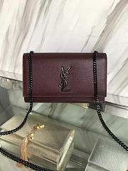 YSL Monogram Kate In Grain De Poudre Embossed Leather 5017 - 1