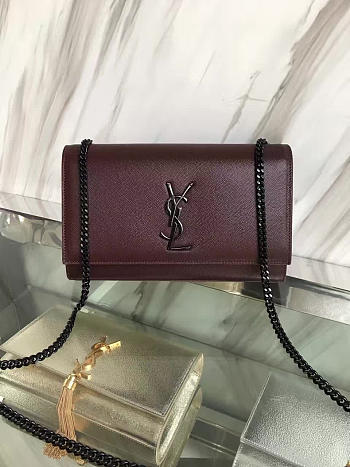 YSL Monogram Kate In Grain De Poudre Embossed Leather 5017