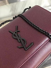 YSL Monogram Kate In Grain De Poudre Embossed Leather 5017 - 6