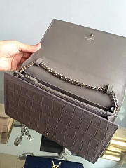 YSL Monogram Kate In Shiny Crocodile-Embossed Leather 5036 - 6