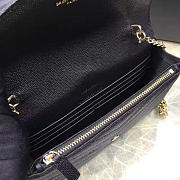 Ysl Monogram College Black Gold 5065 - 2