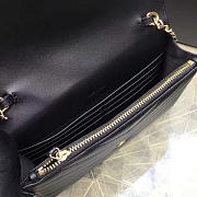 YSL Monogram College Black Gold 5066 - 3