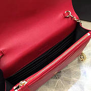 YSL Gold Monogram College Red 5072 - 3